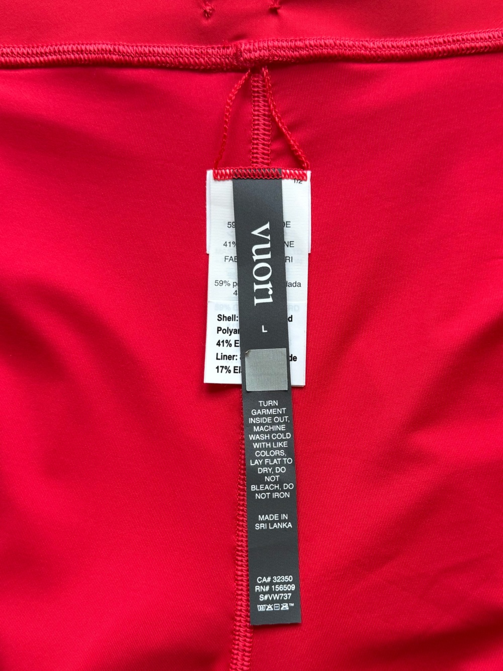 NWT Vuori Shorty Swim Shorts in Bright Red Size L - Picture 9 of 13